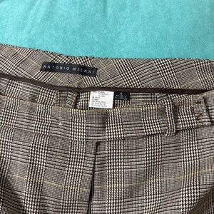 Antonio Melani Size 8 Wide Leg Dress Pants with Cuffs